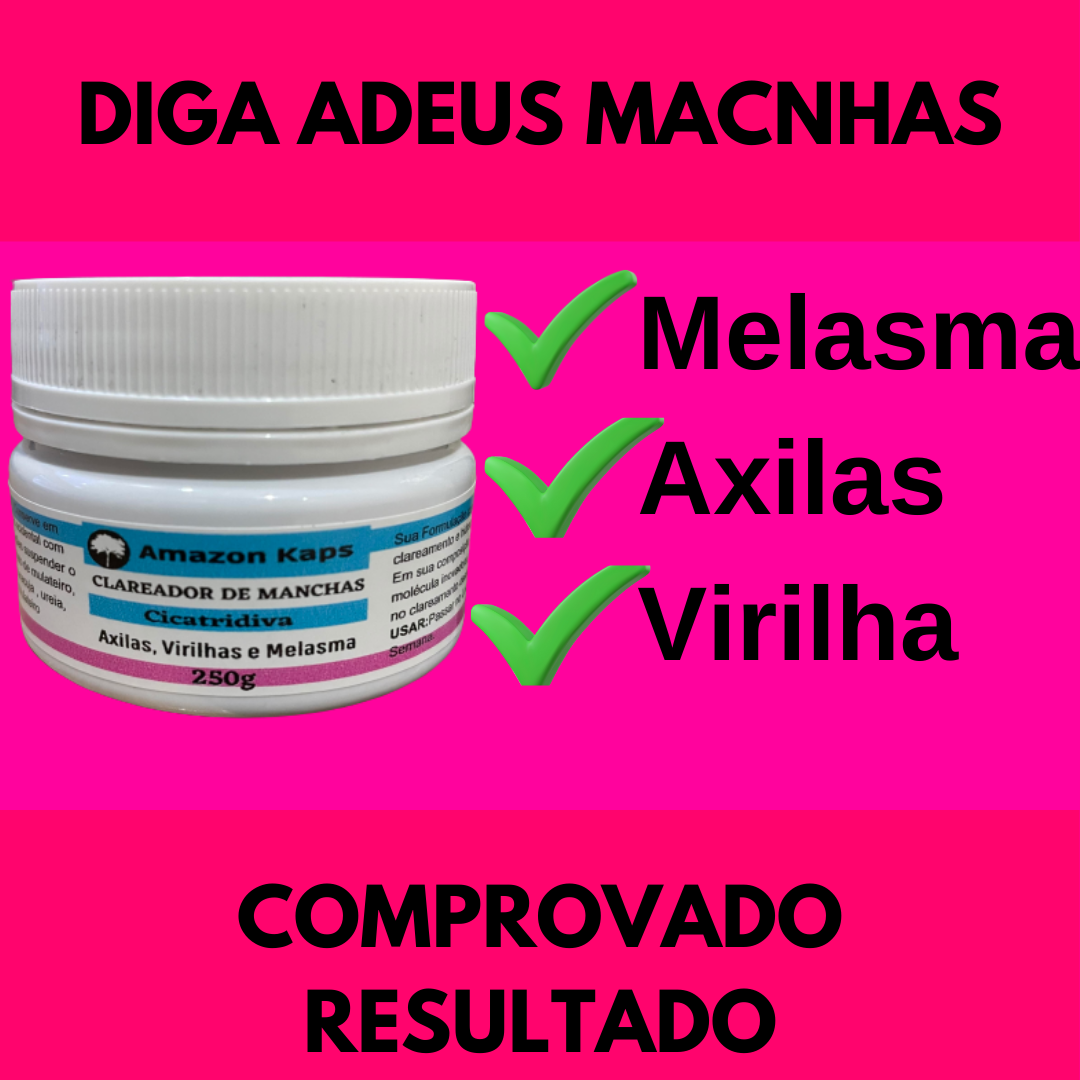 Clareador Amazole para manchas na pele